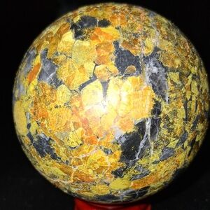 Yellow and Black Sphere